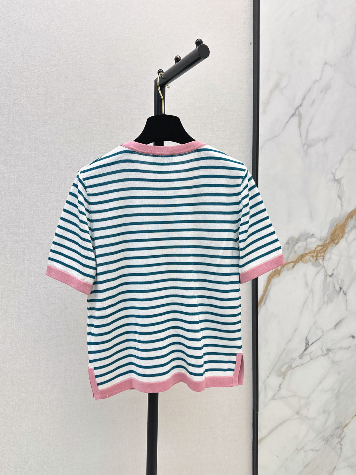 26FW New Striped Short-Sleeve Top