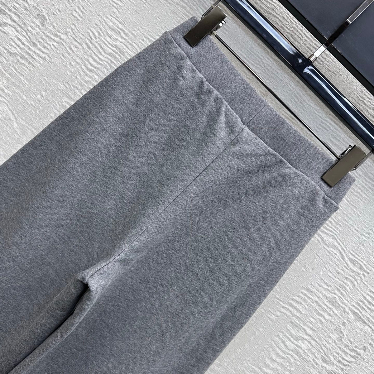 26FW New Embroidered Logo Wide-Leg Trousers