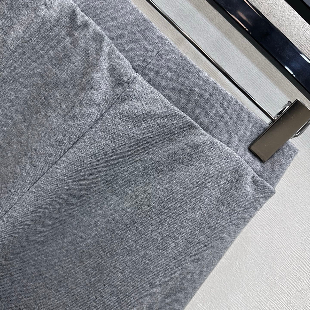 26FW New Embroidered Logo Wide-Leg Trousers