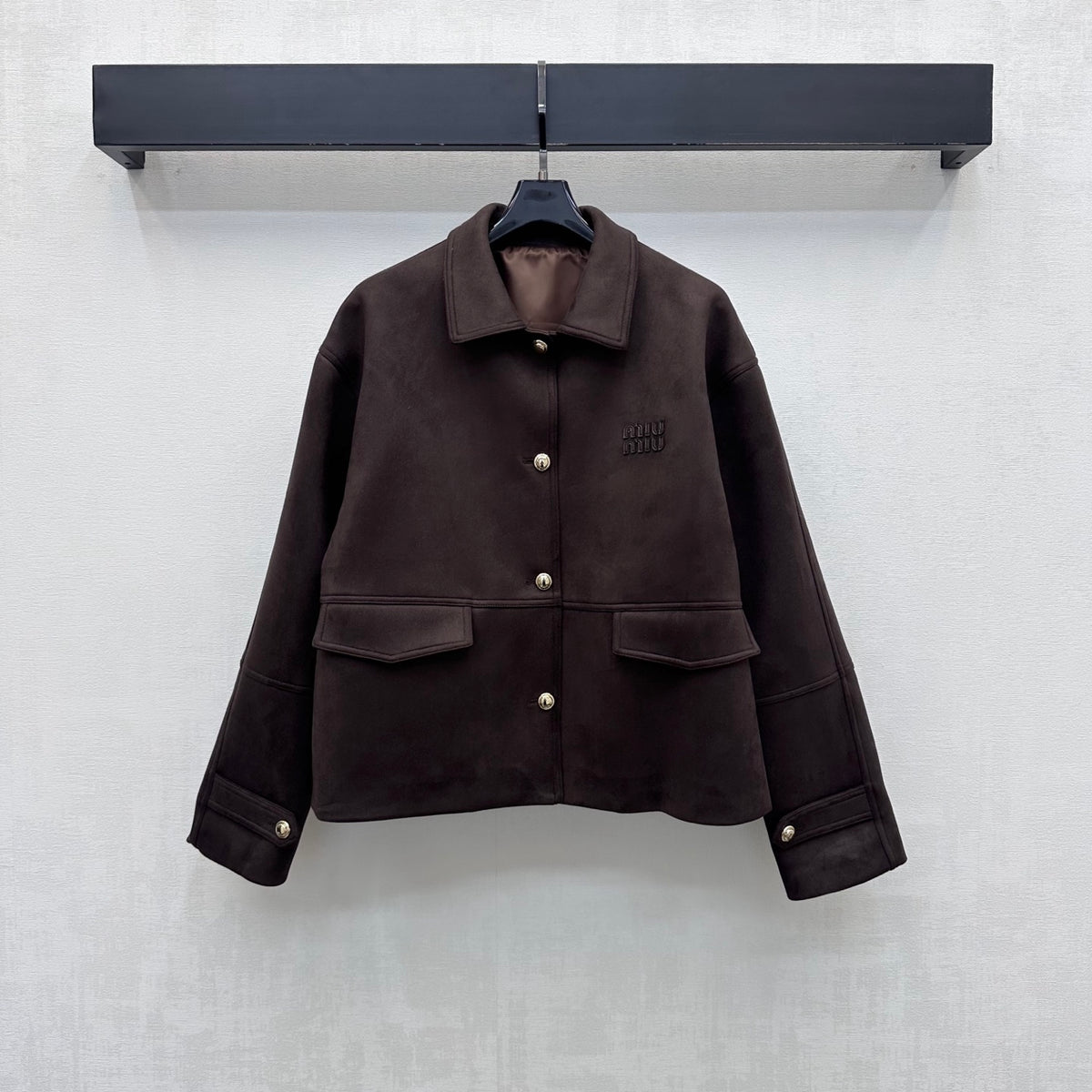 26FW New Lapel Suede Jacket