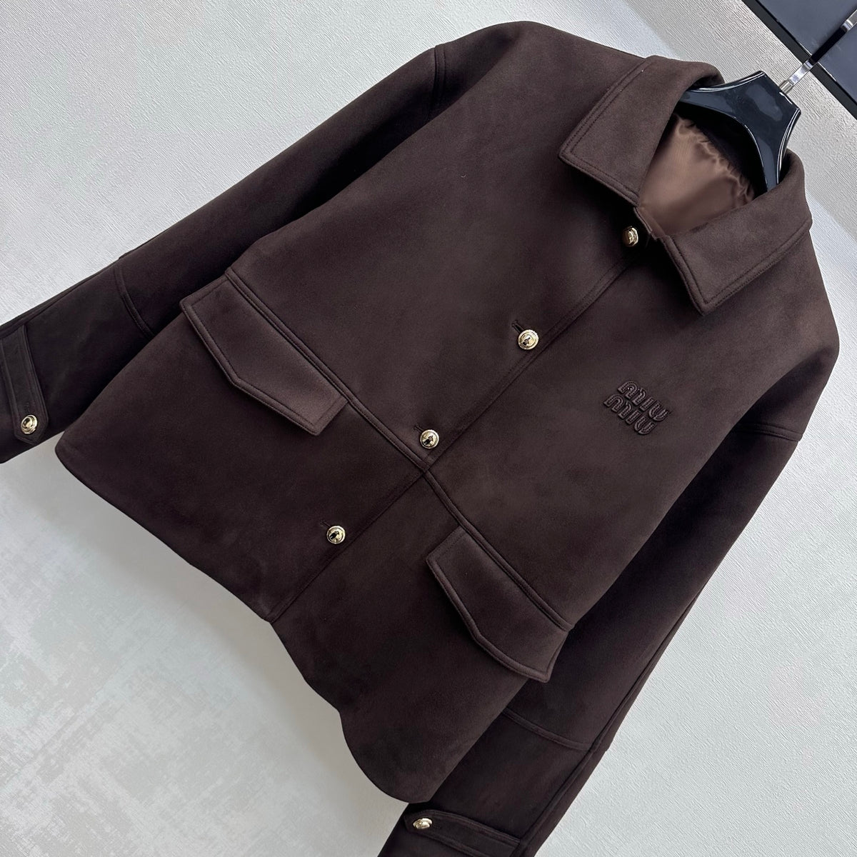 26FW New Lapel Suede Jacket