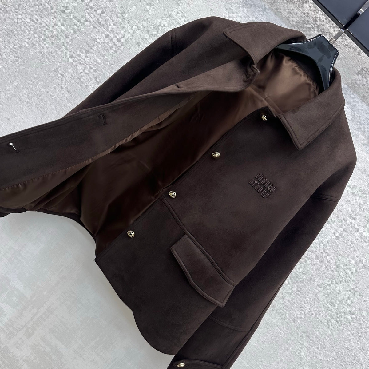 26FW New Lapel Suede Jacket