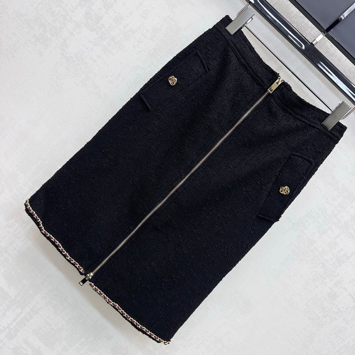 26FW New Tweed Mini Skirt