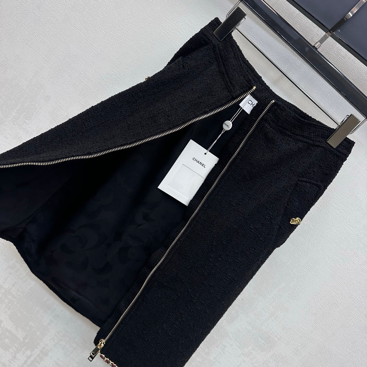 26FW New Tweed Mini Skirt
