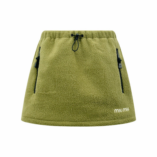 26FW New Logo-Embroidered Mini Skirt