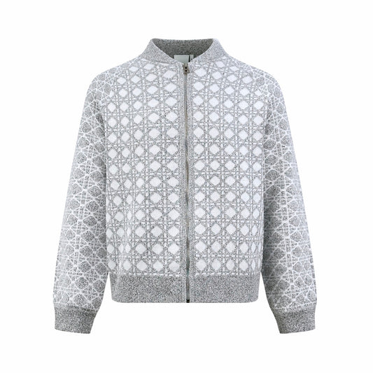26FW New Cannage-Pattern Knit Cardigan
