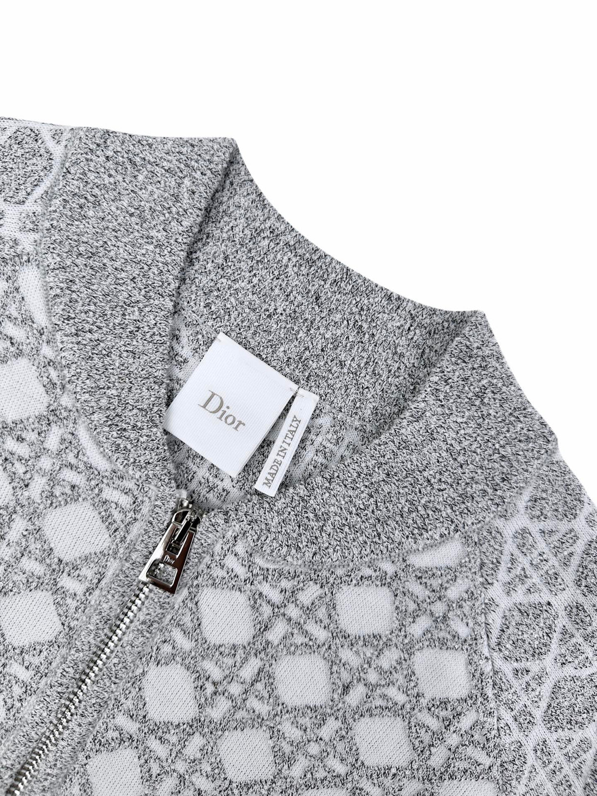 26FW New Cannage-Pattern Knit Cardigan