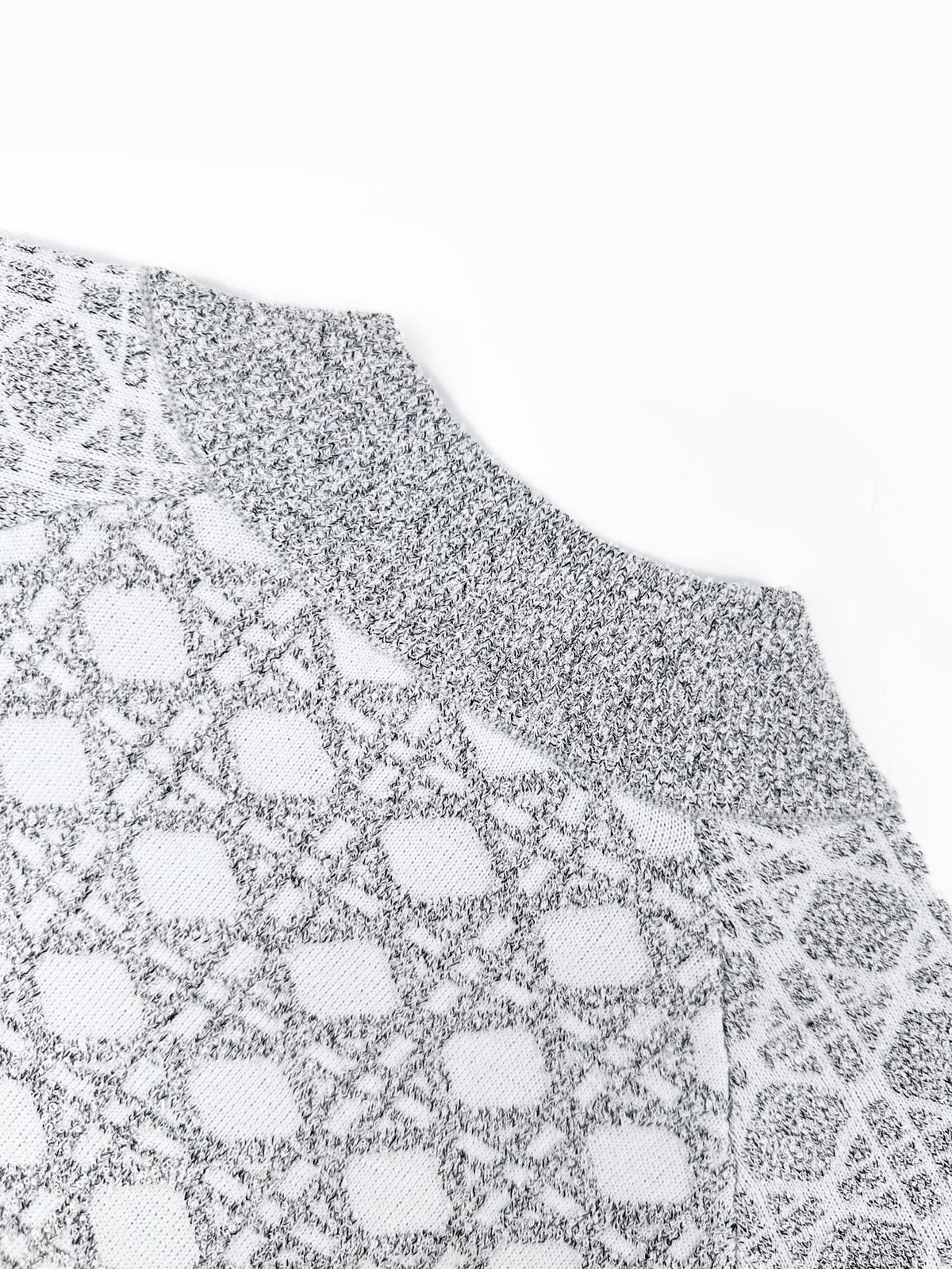 26FW New Cannage-Pattern Knit Cardigan