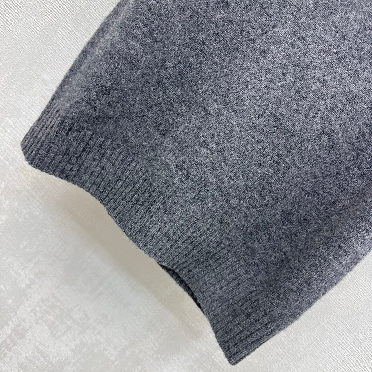 26FW New Dark Grey Turtleneck Knit T-Shirt