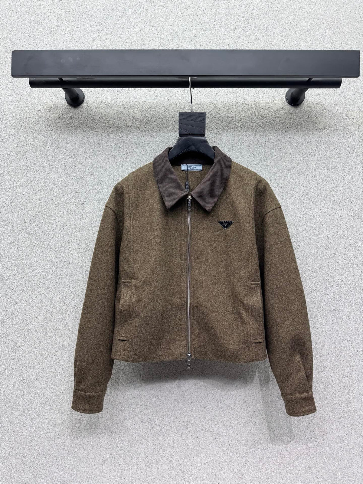 26FW New Jacket with Triangular Logo