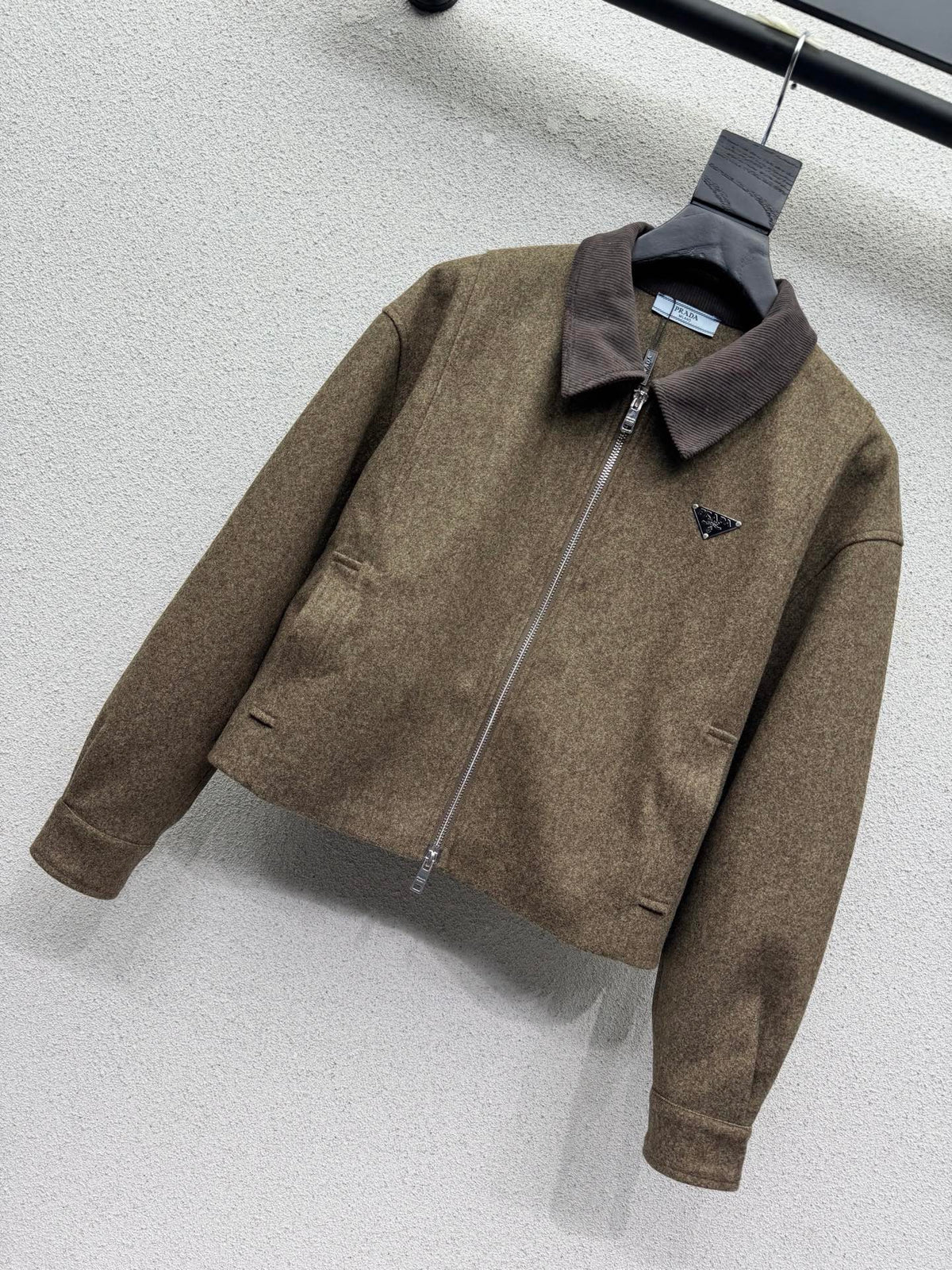 26FW New Jacket with Triangular Logo