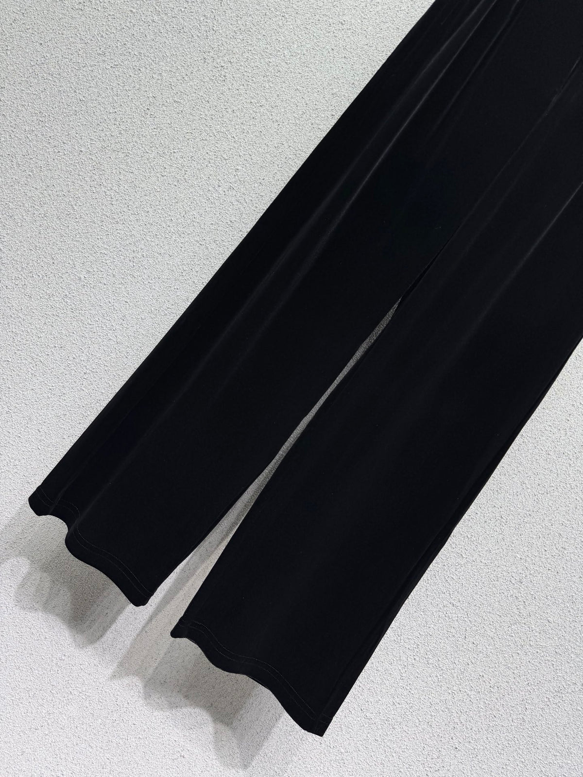 26FW New Velvet Trousers with Metal Letter Buckle