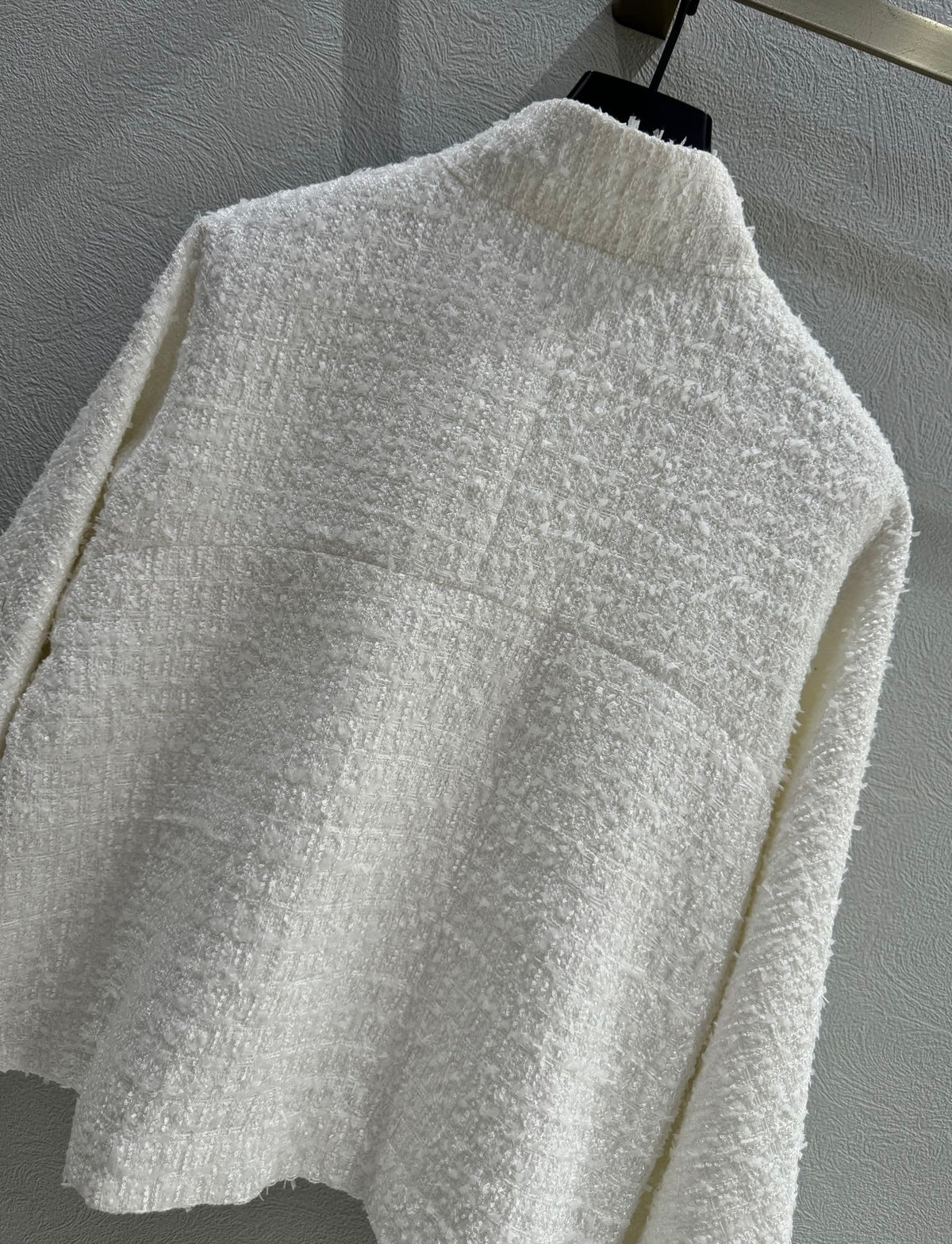 26FW New Stand-Collar Tweed Jacket