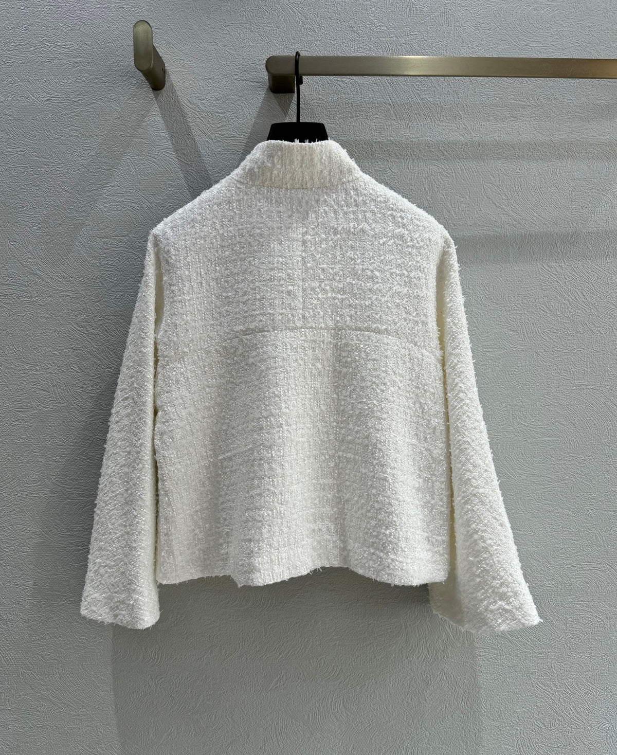 26FW New Stand-Collar Tweed Jacket