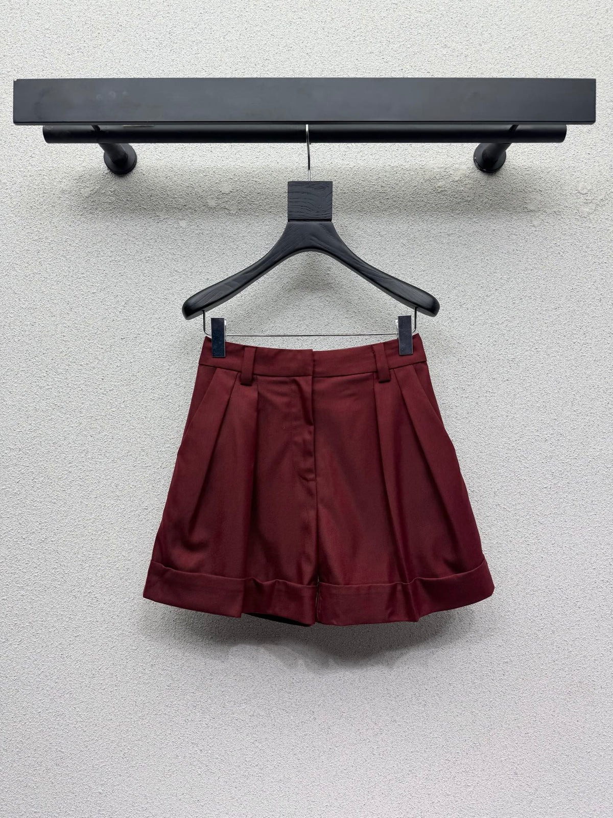 26FW New Burgundy Tailored Shorts