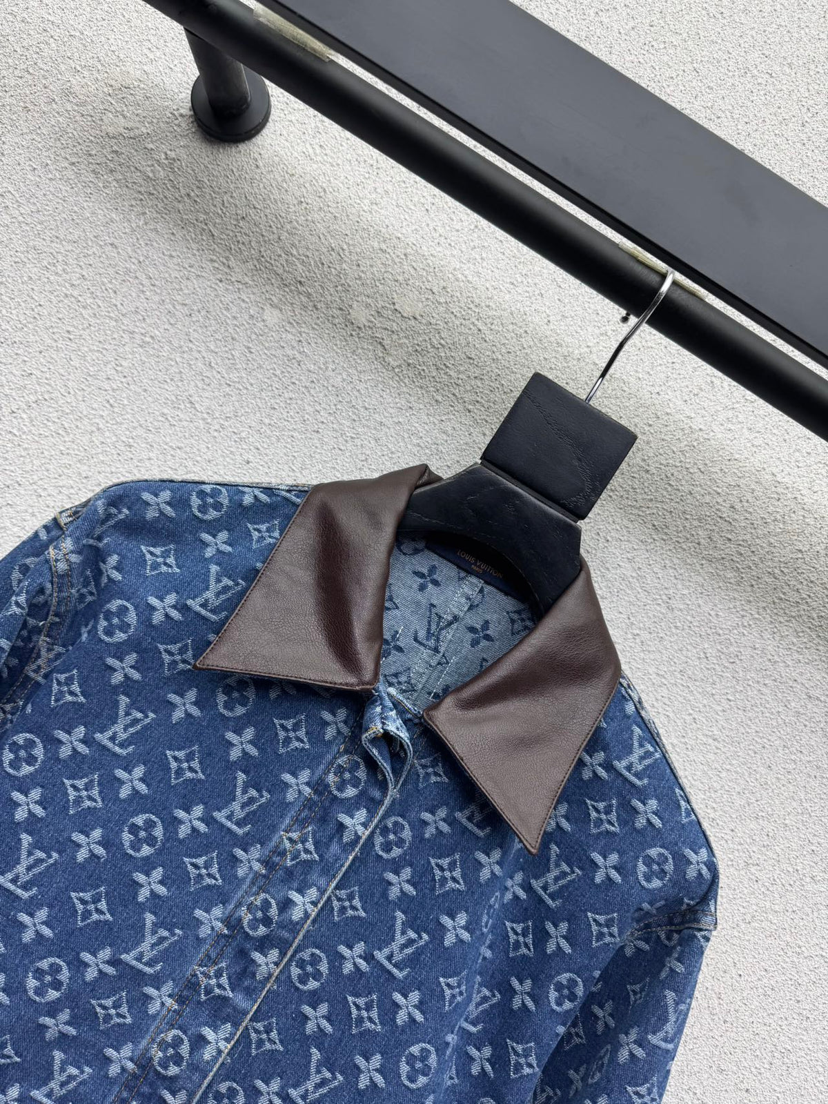 26FW New Contrast-Collar Monogram Jacket