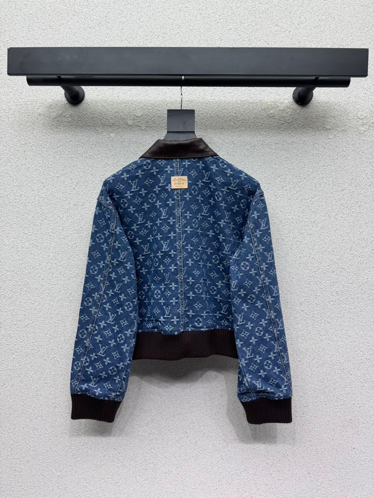 26FW New Contrast-Collar Monogram Jacket