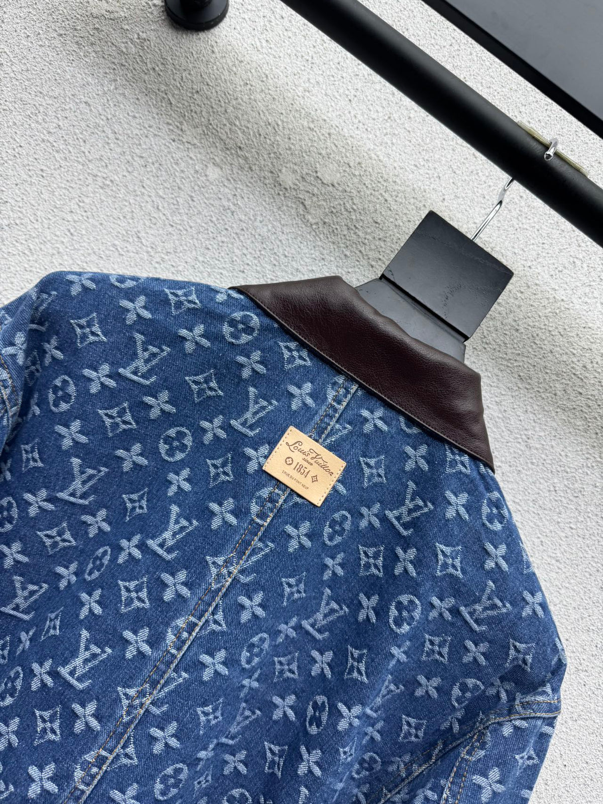 26FW New Contrast-Collar Monogram Jacket