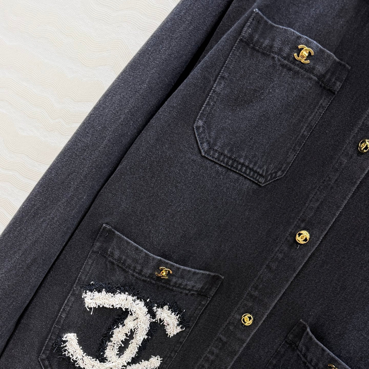 26FW New Arrival: Washed Denim Jacket with Shirt Collar