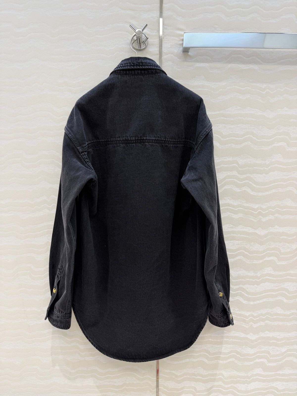 26FW New Arrival: Washed Denim Jacket with Shirt Collar